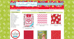 Desktop Screenshot of fashionablefabrics.com